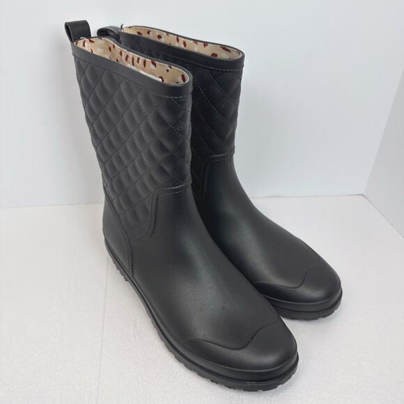 Serra Ladies Spring Rain Boots | Black | 10 - Picture 3 of 10